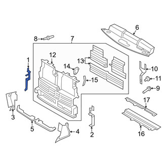 Ford OE - Front Right Radiator Support Air Deflector