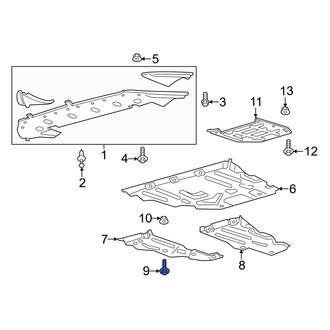 Ford OE - Fender Liner Extension Screw