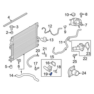 Ford OE - Engine Coolant Temperature Sensor Clip