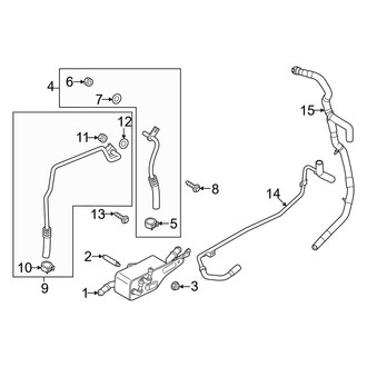 Ford OE - Cooling - Trans Oil Cooler (W/O Trailer Package)