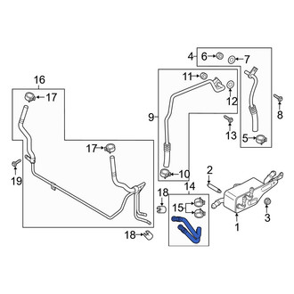 Ford OE - Automatic Transmission Oil Cooler Hose Assembly