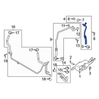 Ford OE - Automatic Transmission Oil Cooler Hose Assembly