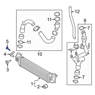 Ford OE - Turbocharger Boost Sensor Screw