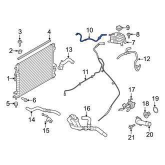 Ford OE - Engine Coolant Overflow Hose