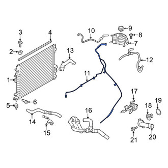 Ford OE - Engine Coolant Overflow Hose