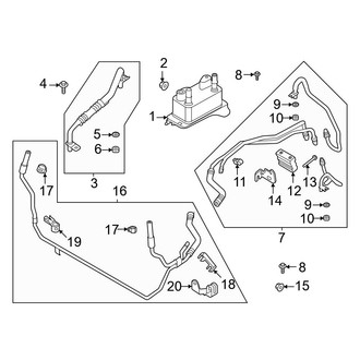 Ford OE - Cooling - Trans Oil Cooler