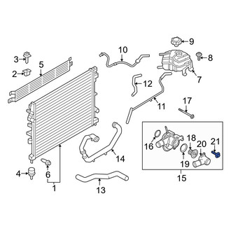 Ford OE - Engine Coolant Thermostat Housing Bolt