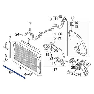 Ford OE - A/C Condenser Seal