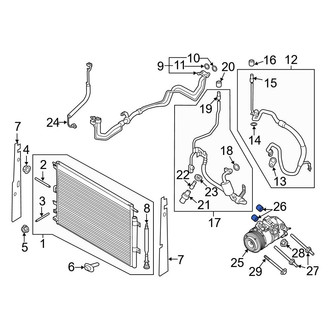 Ford OE - A/C Compressor Bolt Sleeve