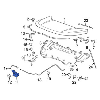 Ford OE - Front Hood Latch