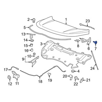 Ford OE - Hood Hinge Bolt