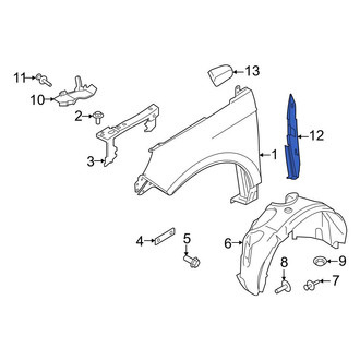 Ford OE - Front Left Rearward Fender Insulator