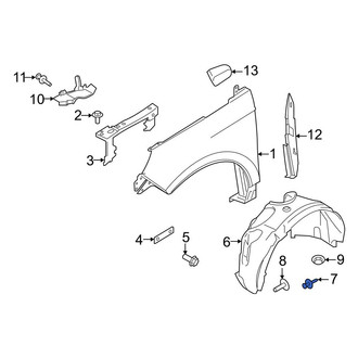Ford OE - Radiator Support Air Deflector Clip