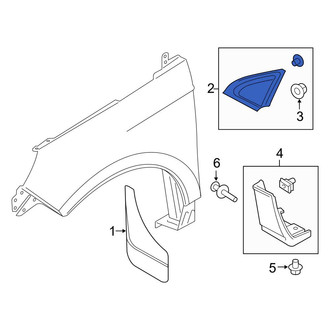 Ford OE - Front Left Lower Fender Molding