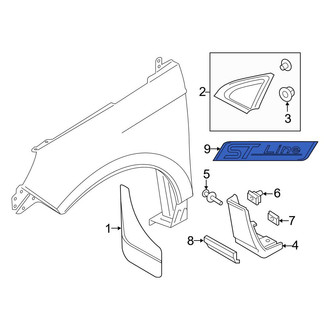 Ford OE - Front Fender Emblem