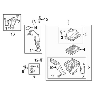 Ford OE - Engine / Transaxle - Air Intake (2.0L)