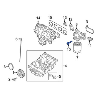 Ford OE - Engine Oil Filter Adapter Bolt