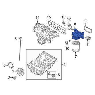 Ford OE - Engine Oil Filter Adapter
