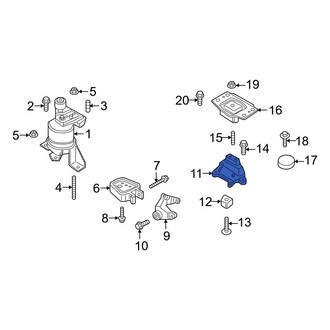 Ford OE - Upper Manual Transmission Mount