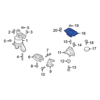 Ford OE - Automatic Transmission Mount Bracket
