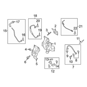 Ford OE - Engine / Transaxle - Turbocharger & Components (2.0L)