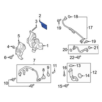 Ford OE - Turbocharger Gasket