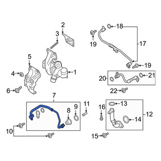 Ford OE - Turbocharger Oil Line