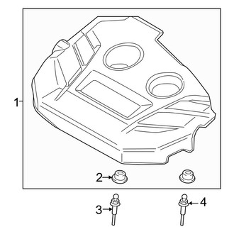 Ford OE - Engine / Transaxle - Engine Appearance Cover (2.0L)