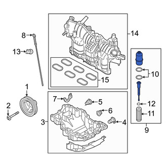 Ford OE - Engine Oil Filter Housing