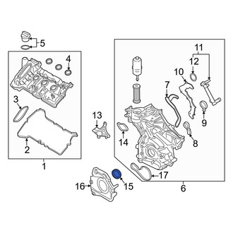 Ford OE - Rear Engine Crankshaft Seal