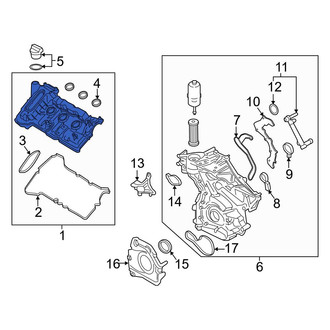 Ford OE - Front Right Engine Valve Cover