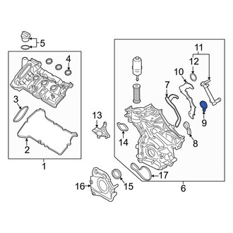 Ford OE - Engine Timing Cover Gasket
