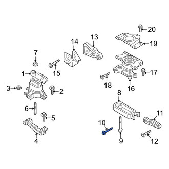 Ford OE - Suspension Stabilizer Bar Link Bolt