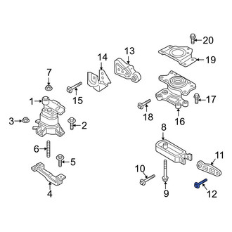 Ford OE - Engine Torque Strut Bolt