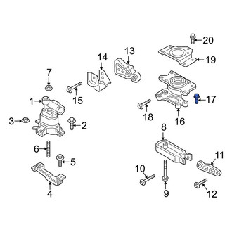 Ford OE - Automatic Transmission Mount Bolt