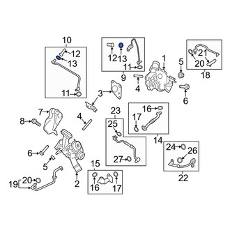 Ford OE - Turbocharger Oil Line Gasket