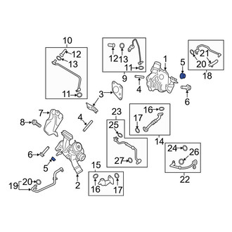 Ford OE - Turbocharger Nut