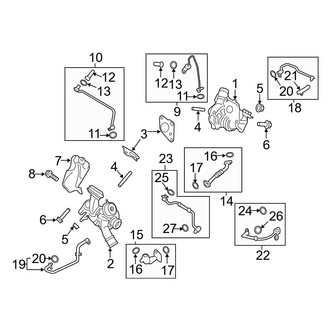 Ford OE - Engine / Transaxle - Turbocharger & Components