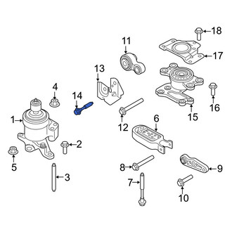 Ford OE - Engine Torque Strut Bolt
