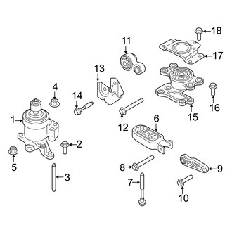 Ford OE - Engine & Transmission Mounting (3.5L)