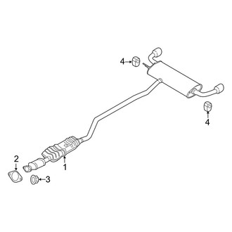 Ford OE - Exhaust System - Exhaust Components (2.0L)