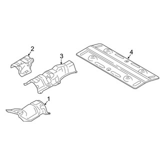 Ford OE - Exhaust System - Heat Shields (2.0L)
