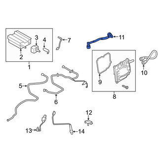 Ford OE - PCV Valve Hose