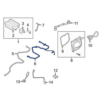 Ford OE - Evaporative Emissions System Lines