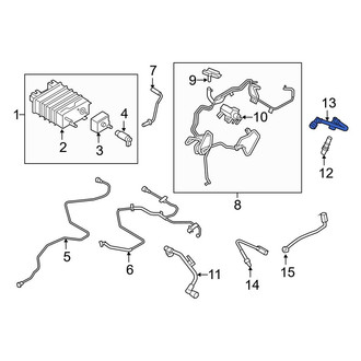 Ford OE - PCV Valve Hose