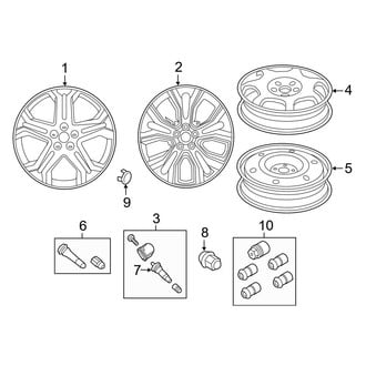 Ford OE - Wheels (19"), (SE / Titanium)