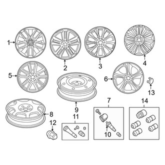 Ford OE - Wheels (20"), (Sport / Titanium)