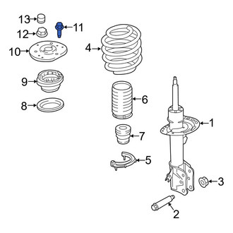 Ford OE - Suspension Strut Mount Bolt