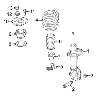 Ford OE - Front Suspension - Struts & Components