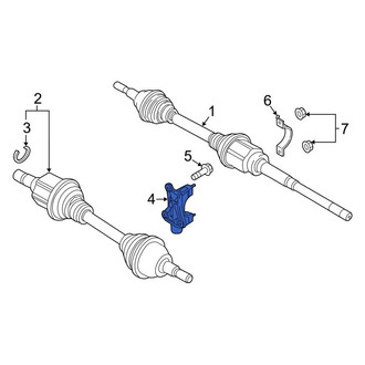 Ford OE - CV Axle Shaft Carrier Bearing Bracket